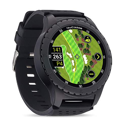 SkyCaddie LX5 Golf GPS Watch - Touchscreen Golf Range Finder & Shot Tracker Smartwatch w/ 35K Courses, IntelliGreen, Holevue, & Digital Scorecard - Bundle with PlayBetter Portable Charger