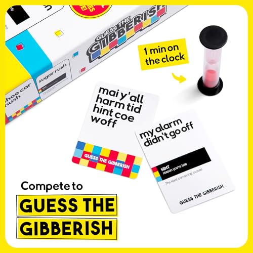 WHAT DO YOU MEME? Incohearent Family Edition - The Family Game Where You Compete to Guess The Gibberish - Family Card Games for Kids and Adults, Easter Family Games