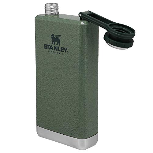 Stanley Legendary Classic Pre-Party Liquor and Spirit Flask - 8 ounce - Stainless Steel Pocket Friendly Flask