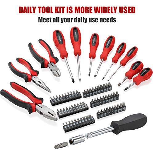 438-Piece Mechanics Tool Set with 3-Drawer Heavy Duty Metal Box Repair Tool Kit