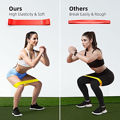 Resistance Bands, Exercise Workout Bands for Women and Men, 5 Set of Stretch Bands for Booty Legs