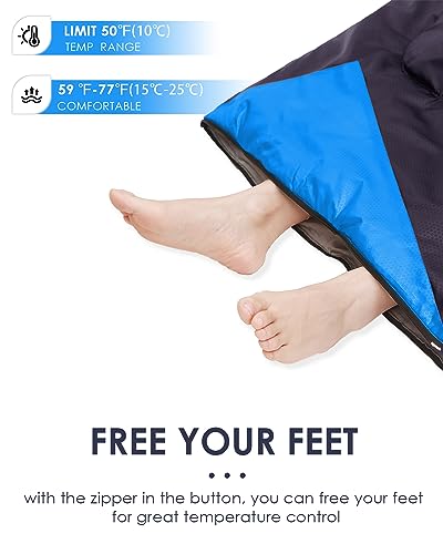 Sleeping Bags for Adults Backpacking Lightweight Waterproof- Cold Weather Sleeping Bag for Girls Boys Mens for Warm Camping Hiking Outdoor Travel Hunting with Compression Bags