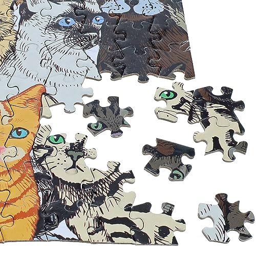 TDC Games World’s Most Difficult Jigsaw Puzzle – Cats – 500 Pieces Double Sided – 15 in