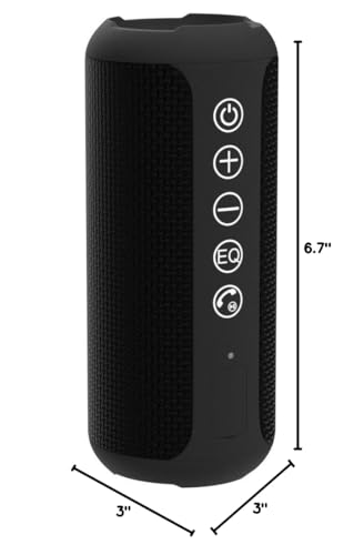 Ortizan Portable Bluetooth Speaker,IPX7 Waterproof Wireless Speakers with 24W Loud Stereo Sound,Deep Bass,Bluetooth 5.3,RGB Lights,Dual Pairing,30H Playtime for Home/Outdoor/Party/Beach,Gift Ideas