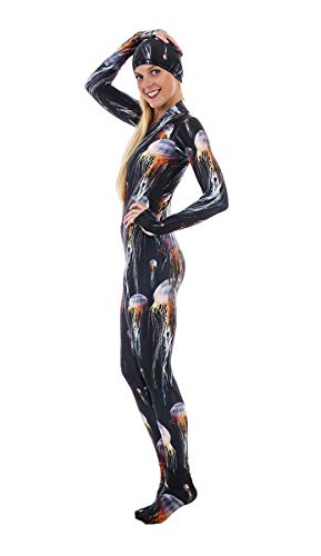 Slip Ins DiveSkins Zippered Full Body Diving Skin with Rash Guard, UV Protection for Surfing, Swimming, Diving, Snorkeling, Water Sports