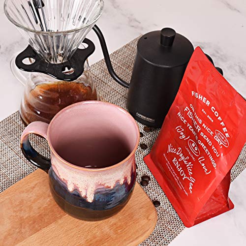 Bosmarlin Large Ceramic Coffee Mug, Big Tea Cup for Office and Home, 21 Oz, Dishwasher and Microwave Safe, 1 PCS