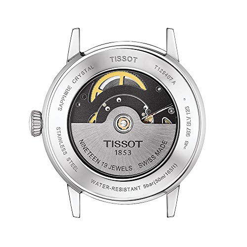 Tissot mens Classic Dream Stainless Steel Dress Watch Grey T1294071103100