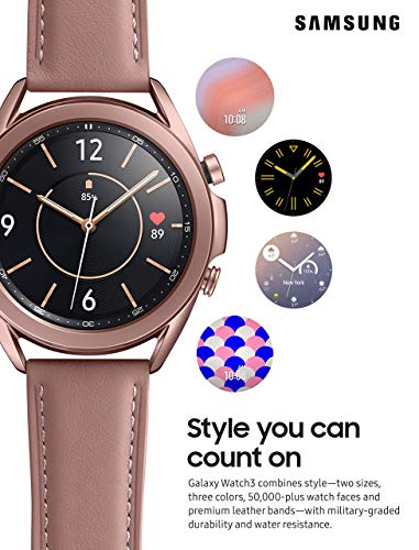 Samsung Galaxy Watch 3 (41mm, GPS, Bluetooth) Smart Watch Mystic Bronze (US Version, Renewed)