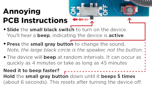 AnnoyingPCB - The Prank Device That Won’t Stop Beeping for 3 Years