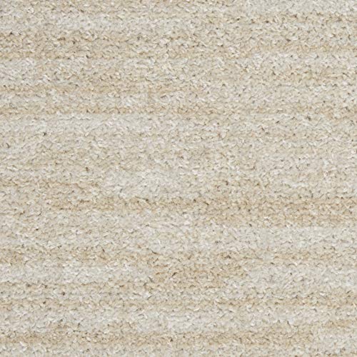 Nourison Essentials Indoor/Outdoor Ivory Beige 8' x 10' Area Rug, Easy Cleaning, Non Shedding, Bed Room, Living Room, Dining Room, Backyard, Deck, Patio (8x10)