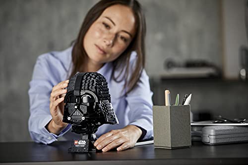 LEGO Star Wars Darth Vader Helmet Set, Mask Model Kit for Adults to Build and Display, Collectible Star Wars Home Décor, Graduation Gift Idea, 75304