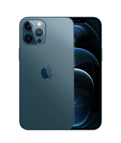 Apple iPhone 12 Pro Max, 128GB, Pacific Blue - Fully Unlocked (Renewed)