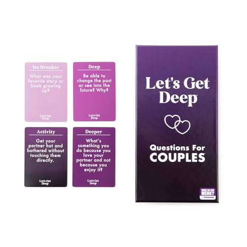 Let's Get Deep - Couples Questions Card Game, Love Couples Games and Date Night Ideas by Relatable