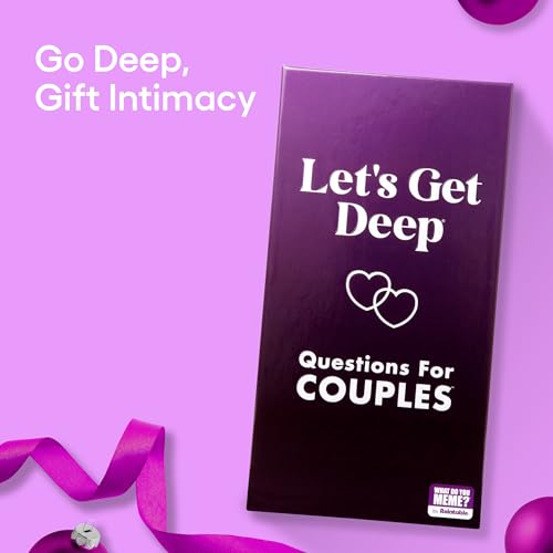 Let's Get Deep - Couples Questions Card Game, Love Couples Games and Date Night Ideas by Relatable