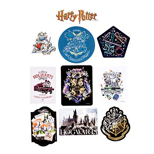 Conquest Journals Harry Potter Hufflepuff Vinyl Stickers, Unique Stickers Including Holograms, Waterproof and UV Resistant, Great for All Your Gadgets, Potterfy All The Things (60 Pack)