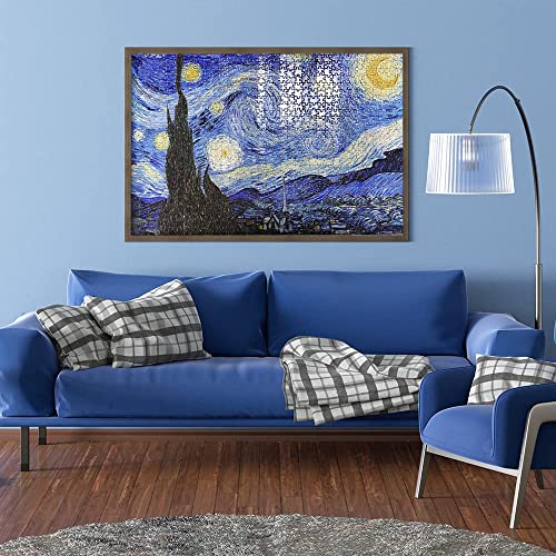 MaxRenard Starry Night Puzzle 1000 Pieces Van Gogh Puzzle 1000 Piece Puzzles for Adults Artwork Jigsaw Puzzle Family Game Puzzle