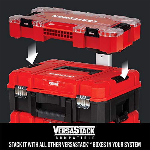 CRAFTSMAN VERSASTACK Mechanic Tool Set, 71-Piece, 1/4-in and 3/8-in Drive, SAE and Metric, Ratchets, Sockets, Hex Keys, Adaptor and More, Polish Chrome Finish (CMMT45071)