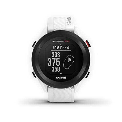 Garmin Approach S12, Easy-to-Use GPS Golf Watch, 42k+ Preloaded Courses, White, 010-02472-02