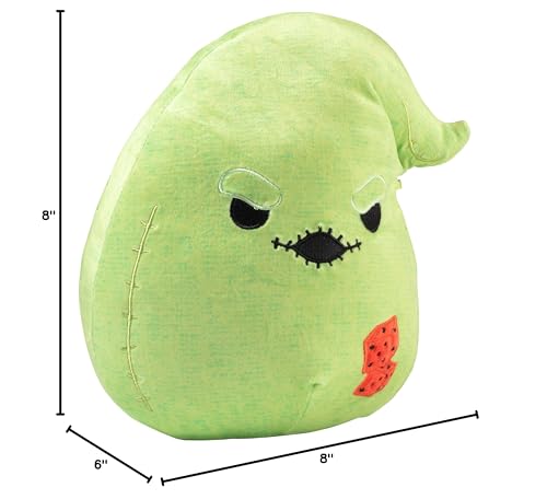 Squishmallows Original 8-Inch Green Oogie Boogie - Nightmare Before Christmas - Official Jazwares Halloween Plush - Collectible Soft & Squishy Stuffed Animal Toy - Gift for Kids, Girls & Boys