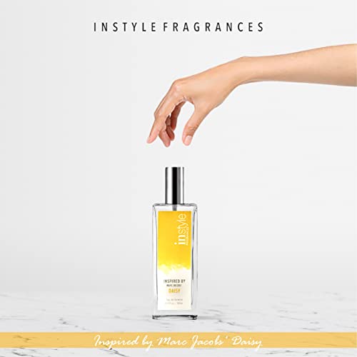 Instyle Fragrances | Inspired by Marc Jacobs' Daisy | Women’s Eau de Toilette | Vegan, Paraben & Phthalate Free | Never Tested on Animals | 3.4 Fl Oz