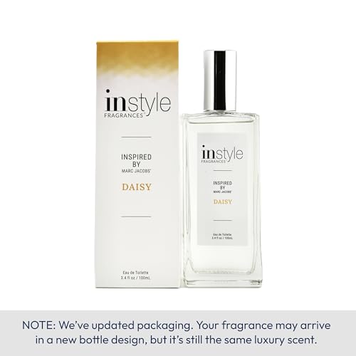 Instyle Fragrances | Inspired by Marc Jacobs' Daisy | Women’s Eau de Toilette | Vegan, Paraben & Phthalate Free | Never Tested on Animals | 3.4 Fl Oz