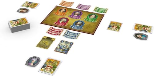 IELLO: for The King (and Me), Strategy Board Game, A Comical Theme That The Whole Family Will Love, Auction and Collection Mechanics, for Ages 10 and Up