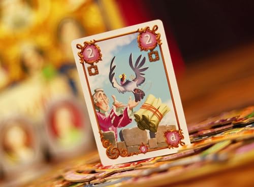 IELLO: for The King (and Me), Strategy Board Game, A Comical Theme That The Whole Family Will Love, Auction and Collection Mechanics, for Ages 10 and Up