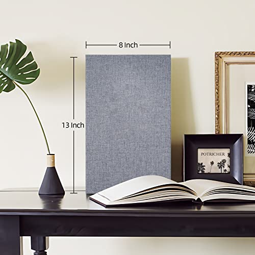 potricher Photo Picture Album for 4x6 300 Horizontal Photos Linen Cover Small Capacity Photo Book Album for Family Wedding Baby Anniversary