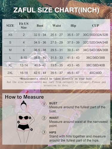 ZAFUL Women's Bandeau Bikini O Ring Strapless Tie Back High Cut Two Piece Swimsuit Bathing Suits