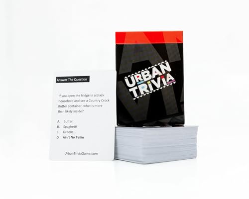 Black Card Game for The Culture! Fun Trivia on Black TV, Movies, Music, Sports, & Growing Up Black! Great Trivia for Adult Game Nights and Family Gatherings.