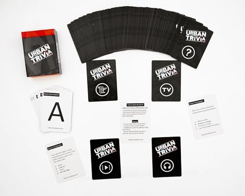 Black Card Game for The Culture! Fun Trivia on Black TV, Movies, Music, Sports, & Growing Up Black! Great Trivia for Adult Game Nights and Family Gatherings.