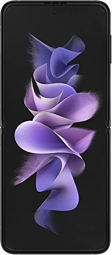 SAMSUNG Galaxy Z Flip 3 5G Cell Phone, Factory Unlocked Android Smartphone, 256GB, Flex Mode, Super Steady Camera, Ultra Compact, US Version, Phantom Black