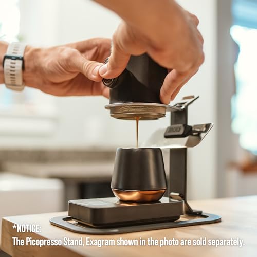 WACACO Picopresso Portable Espresso Maker Bundled with Protective Case, Pro-level Specialty Coffee Machine, Compatible Ultra-fine Grind, Manually Operated Travel Coffee Maker