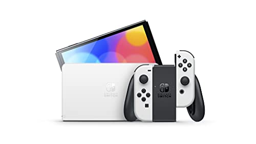 Nintendo Switch (OLED model) with White Joy-Con