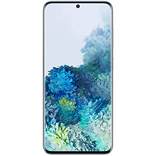 SAMSUNG Galaxy S20 5G (128GB, 12GB) 6.2" 120Hz AMOLED, Snapdragon 865, Canada 5G Only/Global 4G LTE (GSM + CDMA) Unlocked (AT&T, Verizon, T-Mobile, Metro) International Model SM-G981W (Cloud Blue)