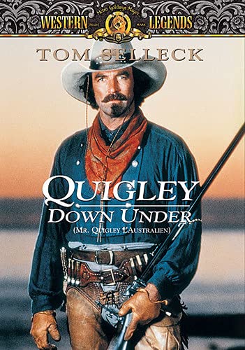 THE MAN FROM SNOWY RIVER/RETURN TO SNOWY RIVER & QUIGLEY DOWN UNDER 3 DVD SET WITH BONUS GLOSSY PRINT WESTERN ART CARD