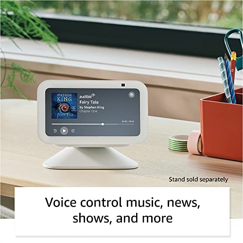 Amazon Echo Show 5 (3rd Gen, 2023 release) | Smart display with 2x the bass and clearer sound | Charcoal