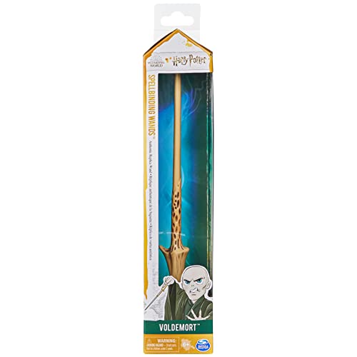 Wizarding World Harry Potter, 12-inch Spellbinding Voldemort Magic Wand with Collectible Spell Card, Kids Toys for Ages 6 and up