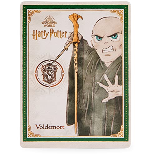 Wizarding World Harry Potter, 12-inch Spellbinding Voldemort Magic Wand with Collectible Spell Card, Kids Toys for Ages 6 and up