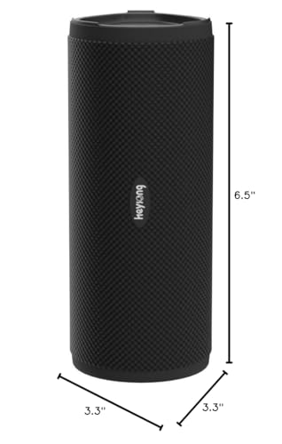 HEYSONG Portable Bluetooth Speaker, Wireless Outdoor Speakers, IPX7 Waterproof, 40H Playtime, TF Card, Loud Stereo Sound for Beach, Boat, Pool, Camping, Bike, Shower, Gifts for Men