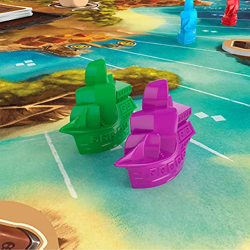 Jamaica Board Game (New Edition) - Family-Friendly Pirate Racing Game, Strategy Game for Kids & Adults, Ages 8+, 2-6 Players, 30-60 Minute Playtime, Made by Space Cowboys