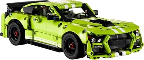 LEGO Technic Ford Mustang Shelby GT500 Building Set 42138 - Pull Back Drag Race Toy Car Model Kit, Featuring AR App for Fast Action Play, Great Gift for Boys, Girls, and Teens Ages 9+