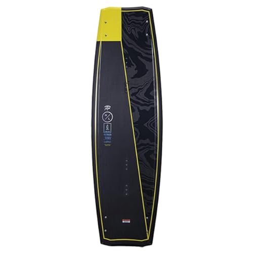 Hyperlite Riot Loaded Mens Wakeboard Black/Yellow 145cm