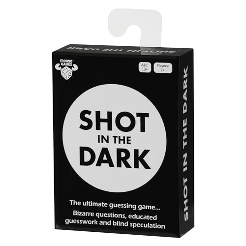 Shot in the Dark - Moose Games - The Ultimate Unorthodox Quiz Game, Multicolor, 91022