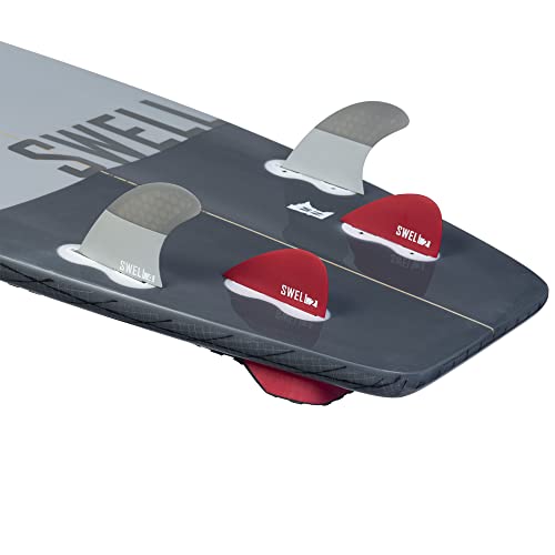 SWELL Wakesurf - Itasca Quad Wakesurf Board - Fins Included - 4'4" and 5' Sizes - Surf Style Wakesurfer