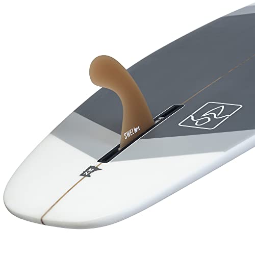 SWELL Wakesurf -Superior Longboard Wakesurf Board - Fin Included - Surf Style Wakesurfer