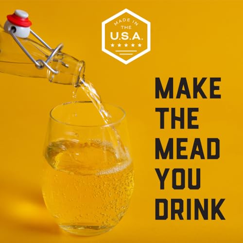 Craft A Brew - Mead Making Kit – Reusable Make Your Own Mead Kit – Yields 1 Gallon of Mead