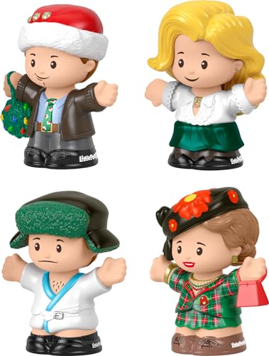 Little People Collector National Lampoon’s Christmas Vacation Movie Special Edition Set for Adults & Fans, 4 Figures in Display Package