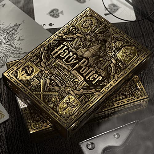 theory11 Harry Potter Playing Cards - Yellow (Hufflepuff)