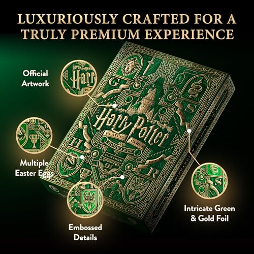 theory11 Harry Potter Playing Cards - Green (Slytherin)